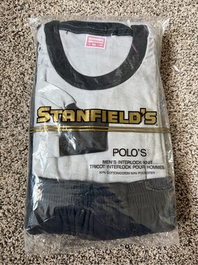 Vintage Polo Pajama Set Stanfield’s Large Made in Canada Deadstock Sealed